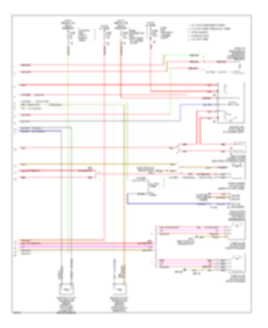 Cooling Fan Wiring Diagram (2 of 2) for BMW 740i 2012