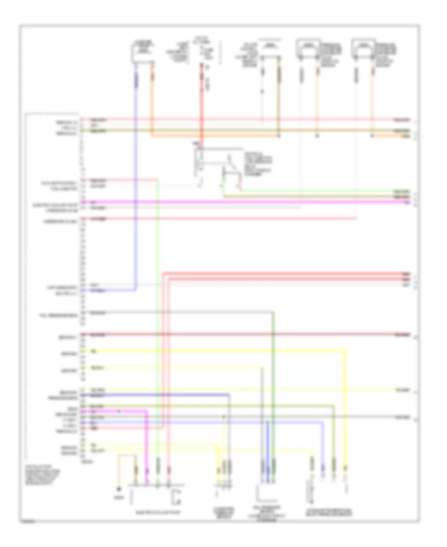 3.0L Twin Turbo, Engine Performance Wiring Diagram (1 of 5) for BMW 740i 2012
