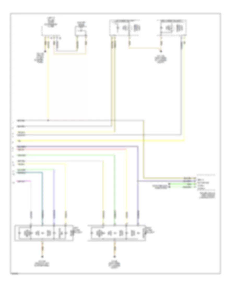 Exterior Lamps Wiring Diagram (3 of 3) for BMW 740i 2012
