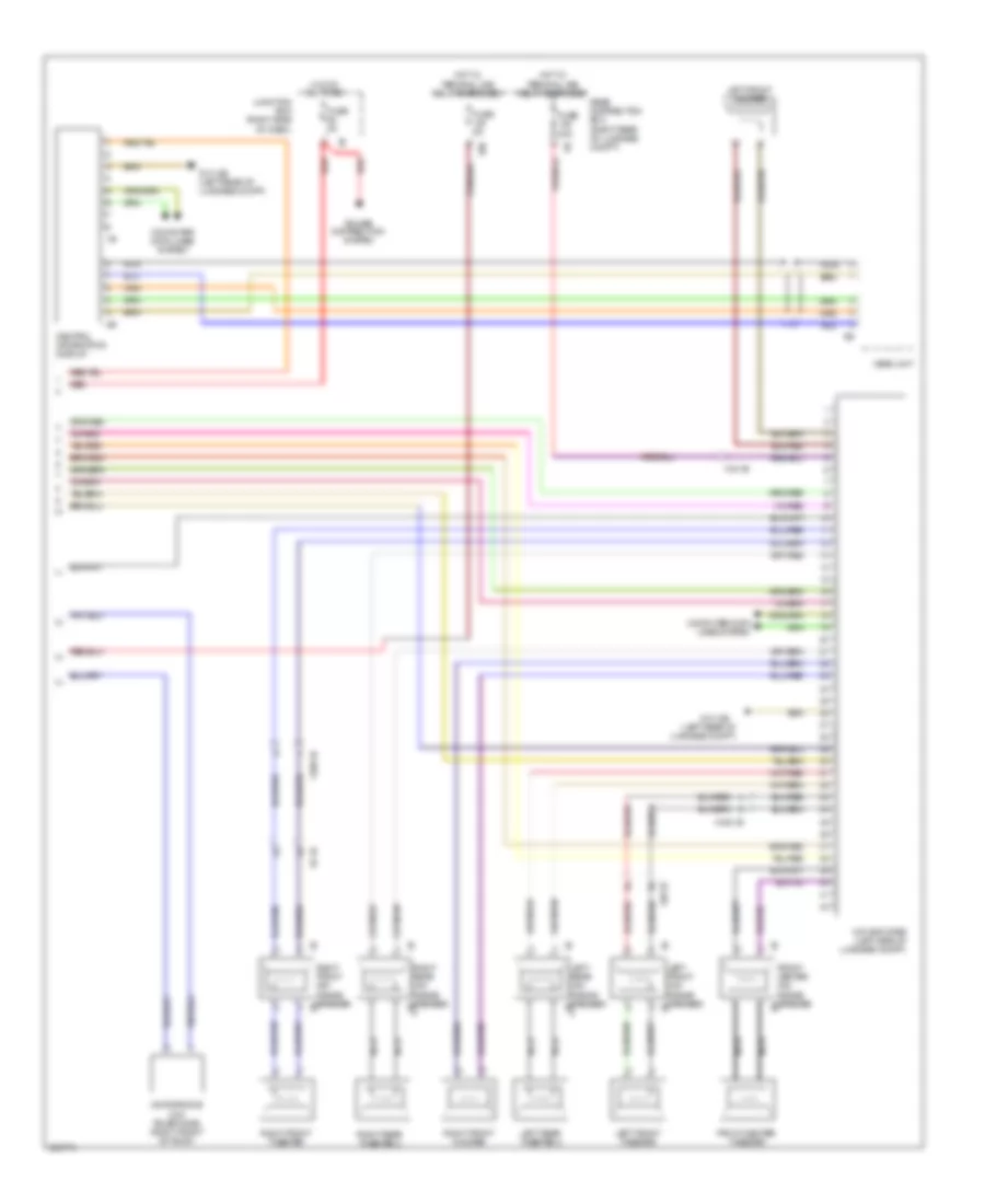 Navigation Wiring Diagram Basic 2 of 2 for BMW 740i 2012