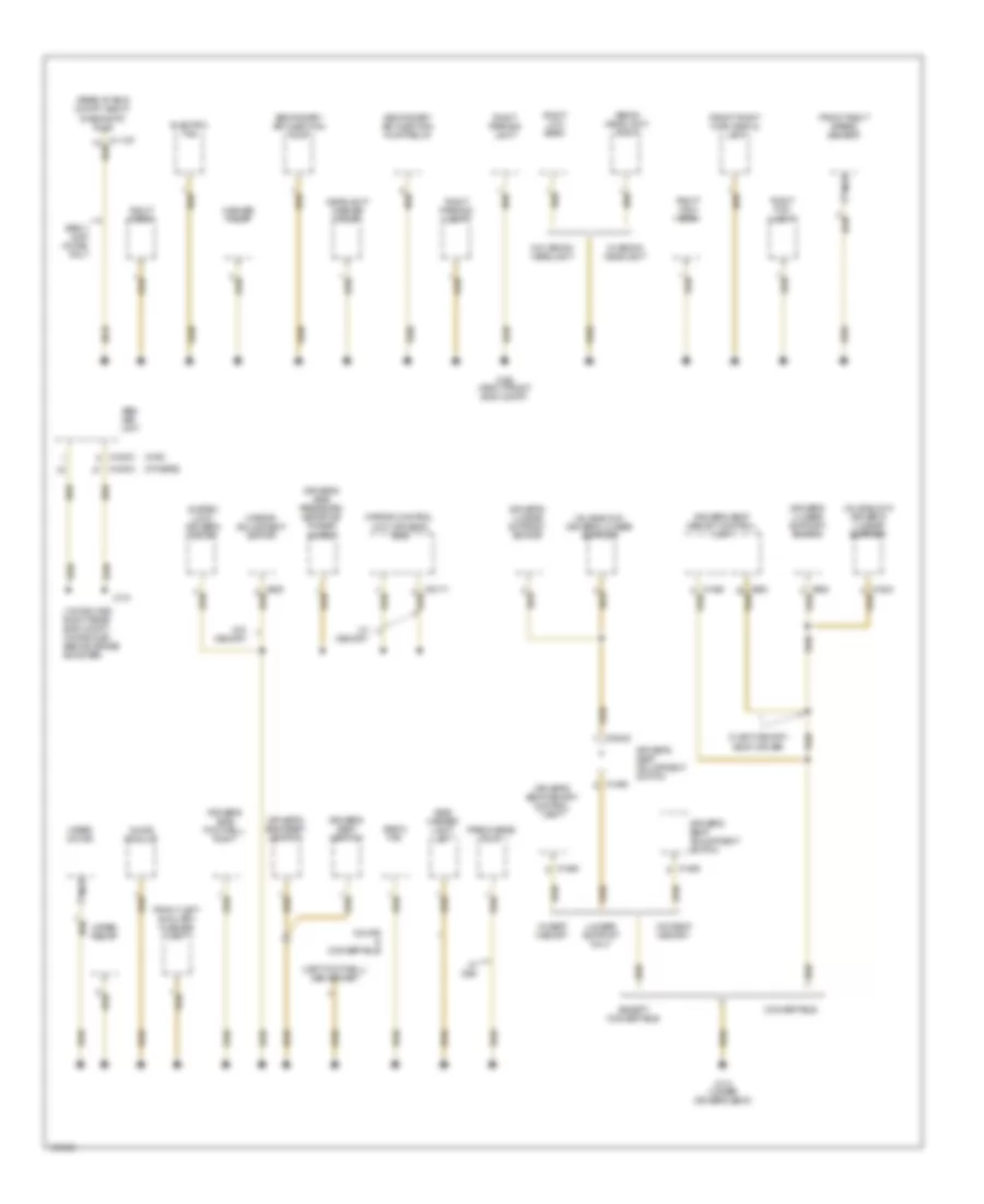 Ground Distribution Wiring Diagram 2 of 4 for BMW 323Ci 2000