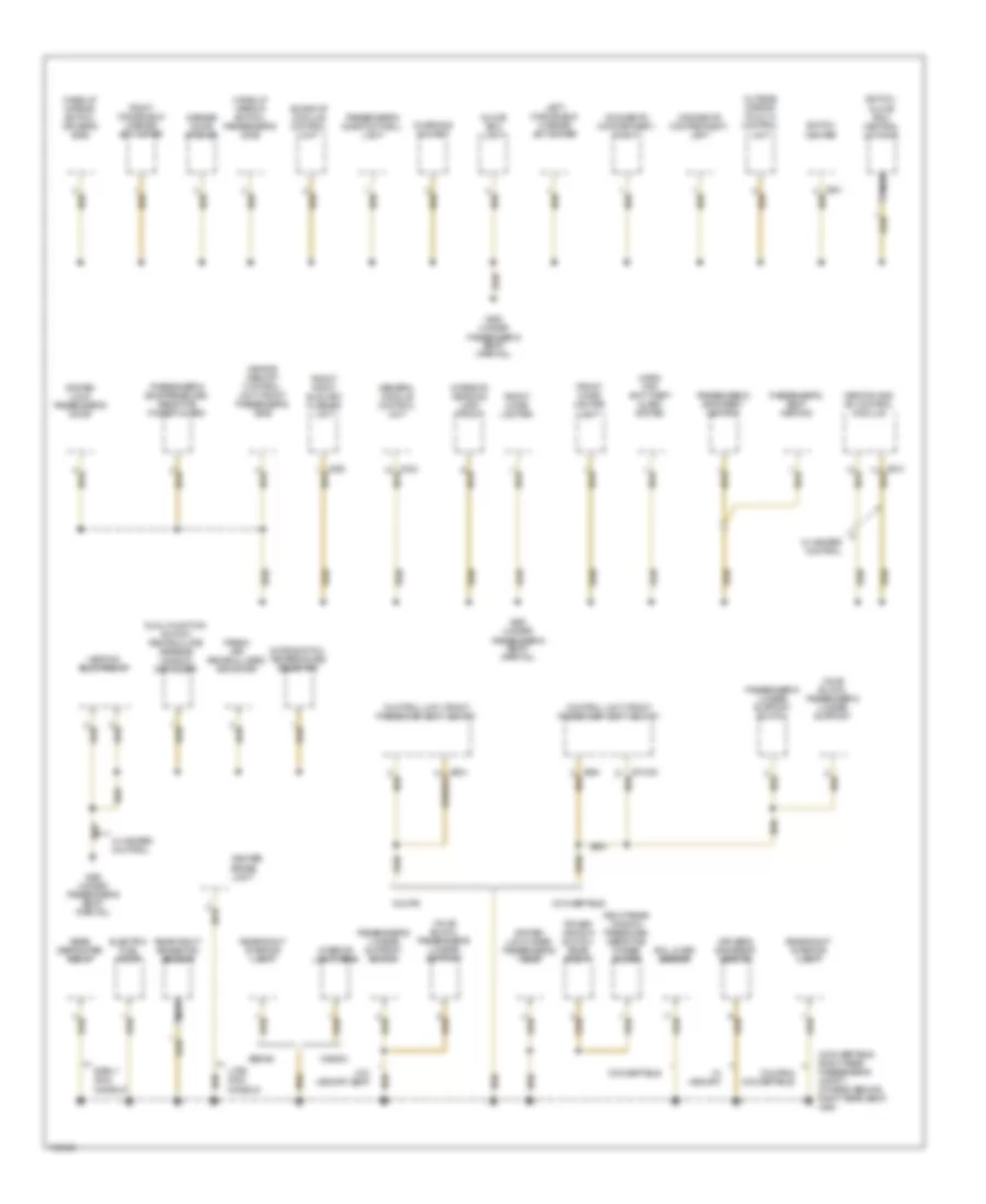 Ground Distribution Wiring Diagram (3 of 4) for BMW 323Ci 2000