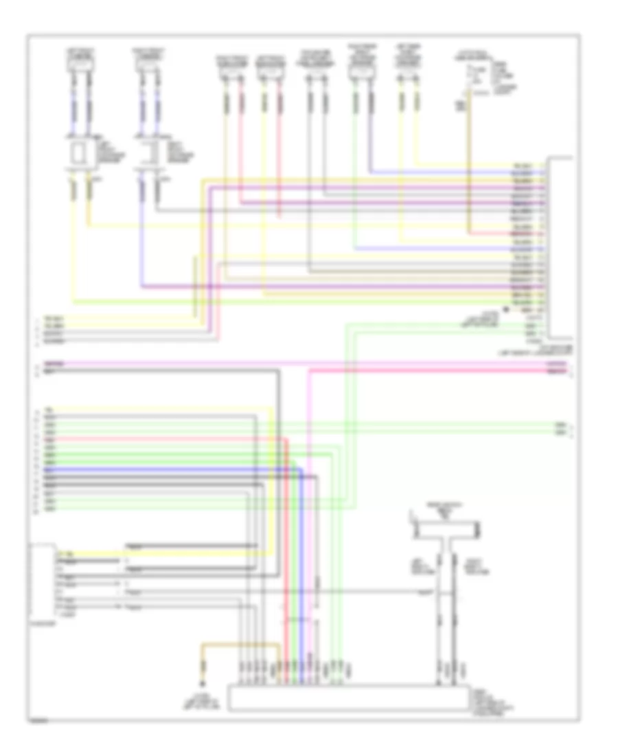 Navigation Wiring Diagram 2 of 3 for BMW M6 2006