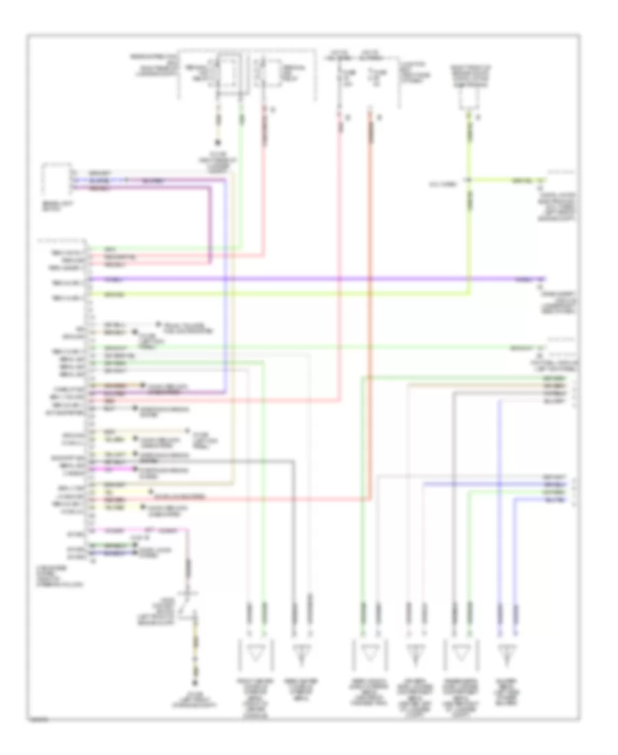 Access Start Wiring Diagram 1 of 2 for BMW 740Li 2012