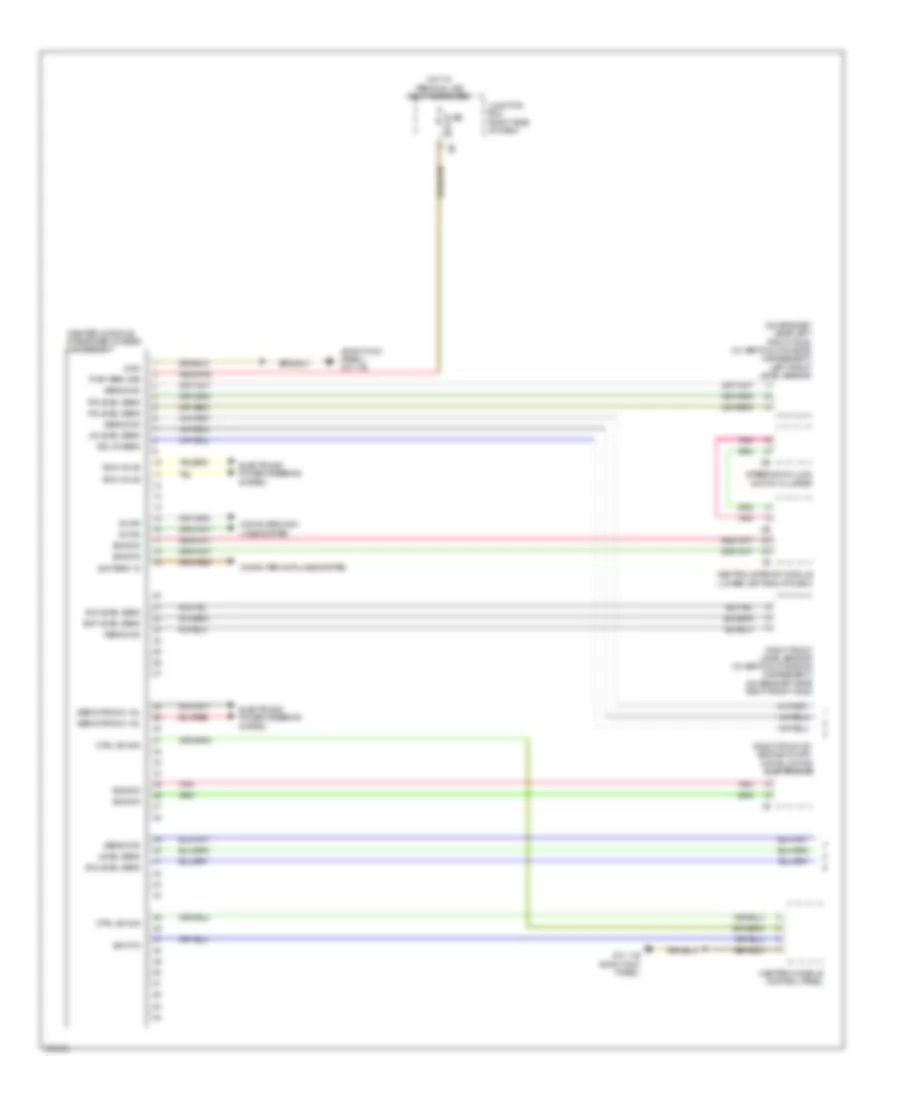 Air Suspension Wiring Diagram 1 of 2 for BMW 740Li 2012