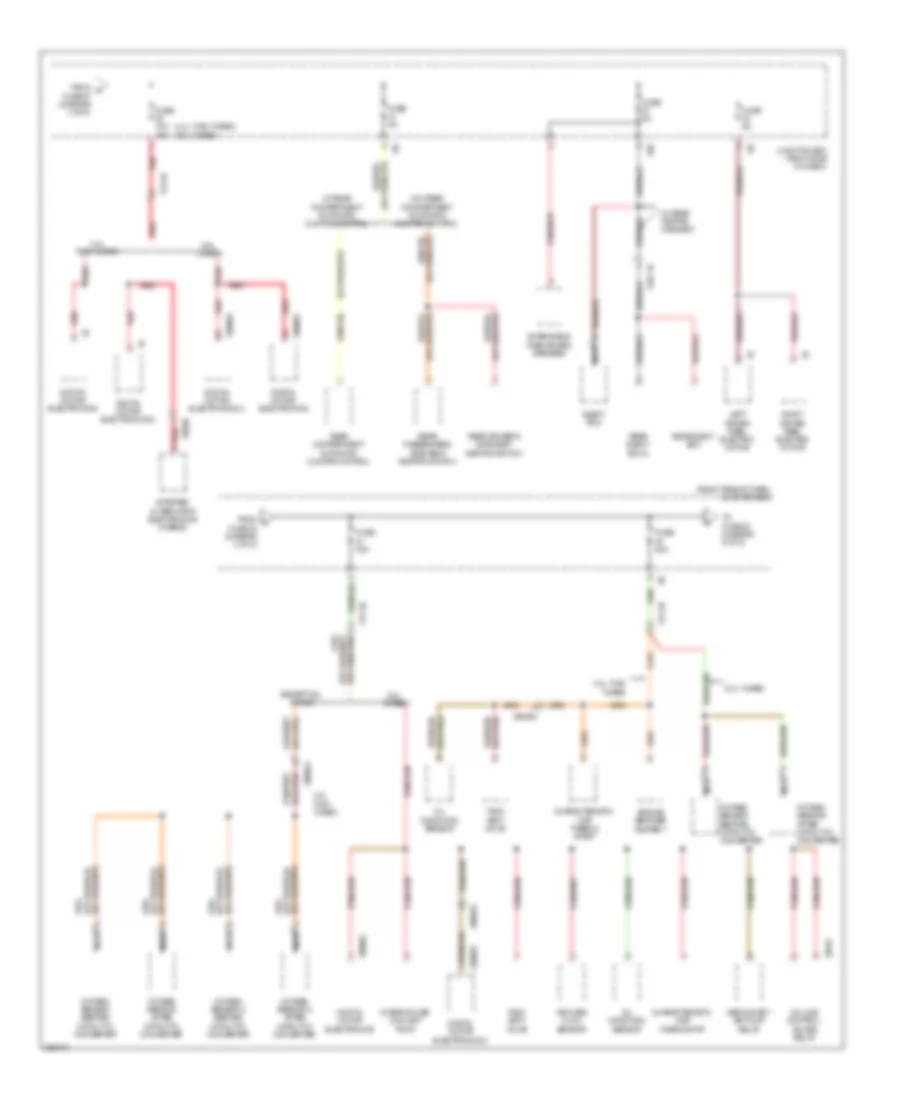 Power Distribution Wiring Diagram (4 of 8) for BMW 740Li 2012