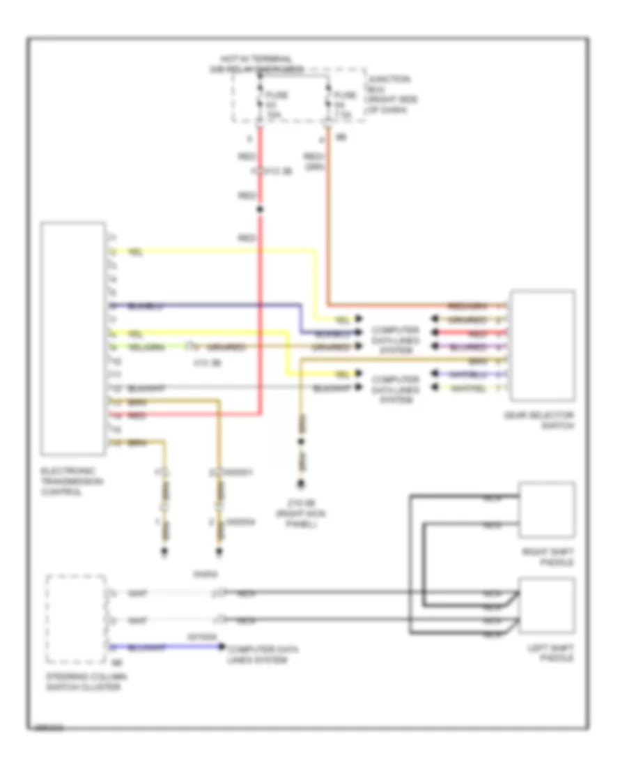 A T Wiring Diagram for BMW 740Li 2012