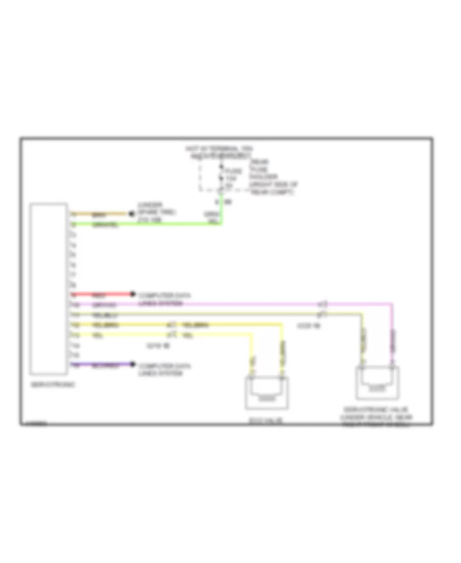 Servotronic Wiring Diagram for BMW 535i 2014