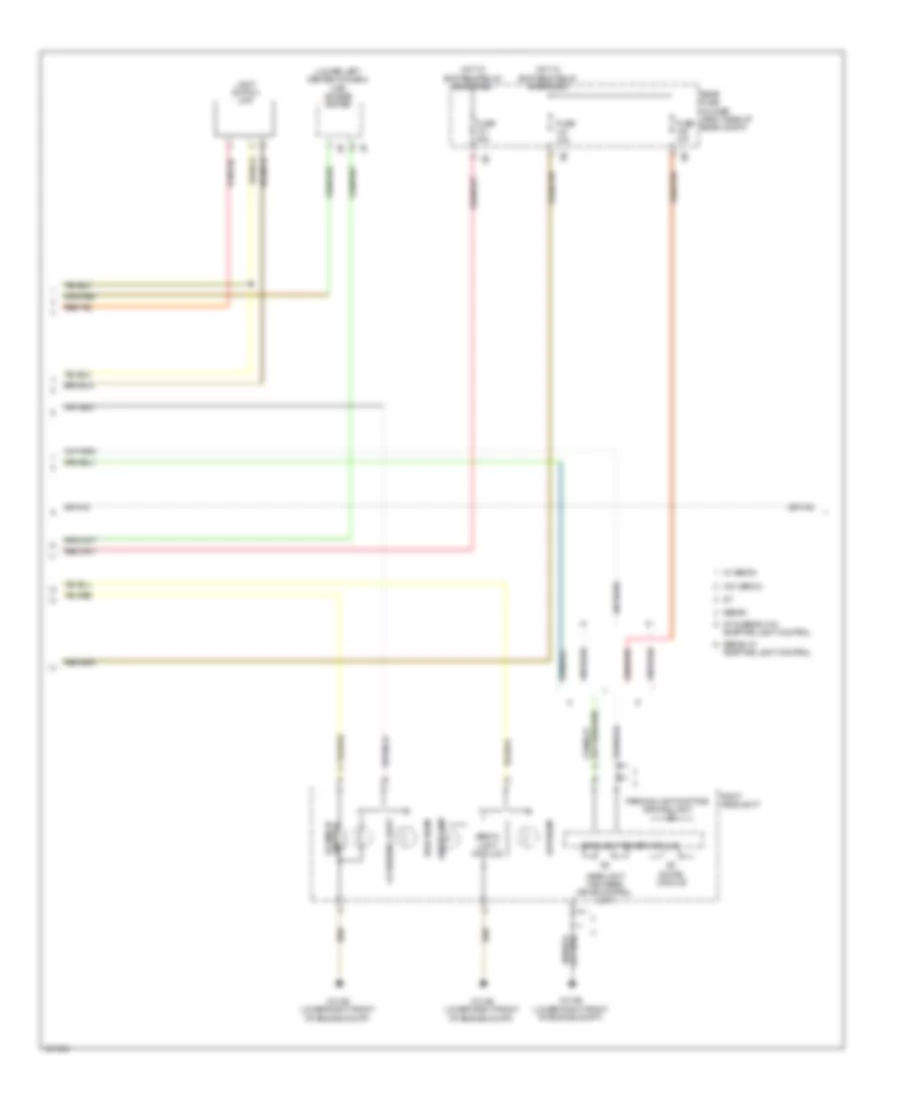 Headlights Wiring Diagram without LED Headlamps 2 of 3 for BMW 535i 2014