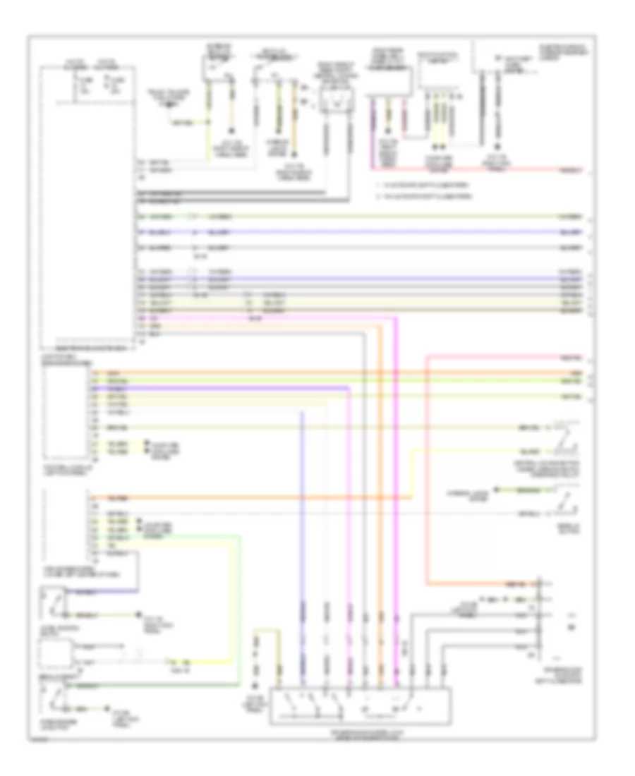 Power Door Locks Wiring Diagram 1 of 2 for BMW 535i 2014