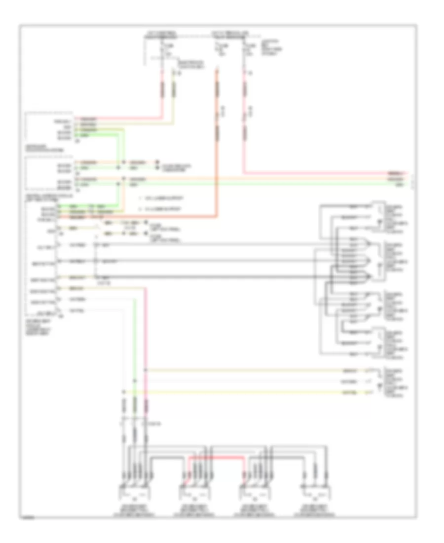 Front Seat Ventilation Wiring Diagram 1 of 2 for BMW 535i 2014