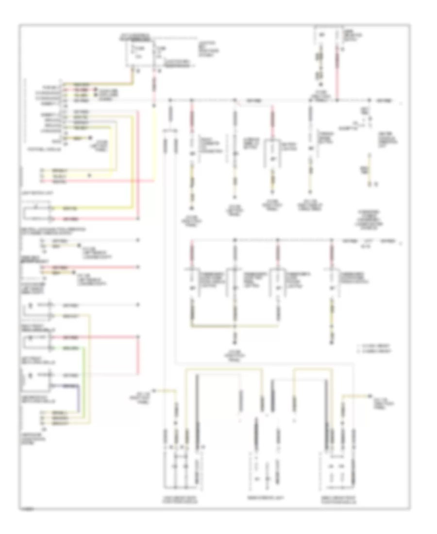 Instrument Illumination Wiring Diagram 1 of 2 for BMW 550xi 2013