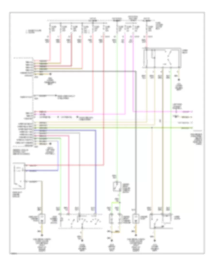 Электросхема стеклоочистителя, дворников и омывателя для BMW 328Ci 2000