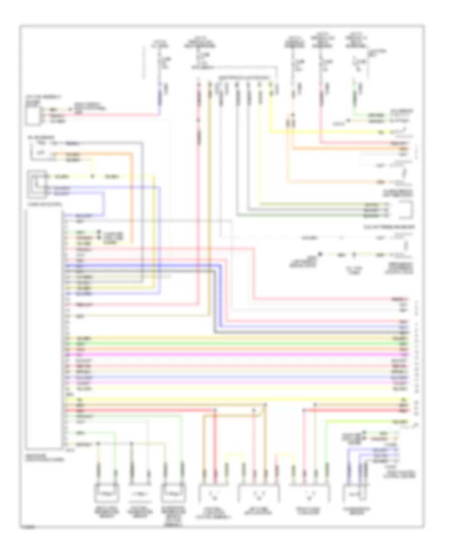 Automatic A C Wiring Diagram 1 of 2 for BMW Z4 30i 2009