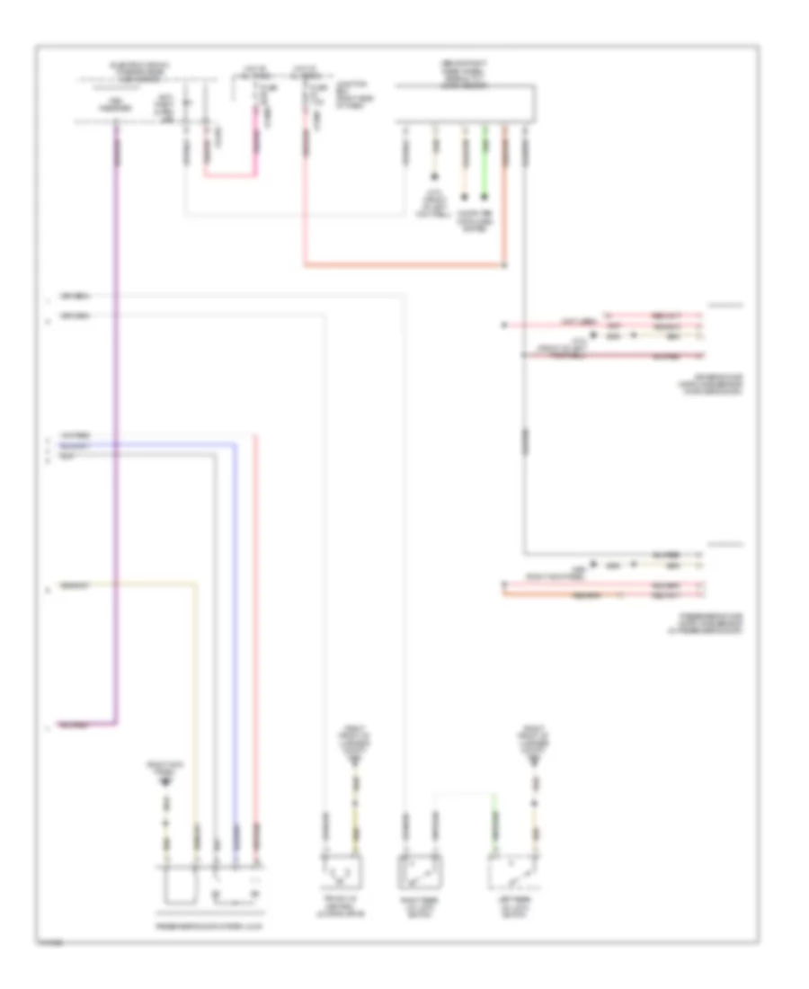 Anti theft  Central Locking Wiring Diagram 2 of 2 for BMW Z4 30i 2009