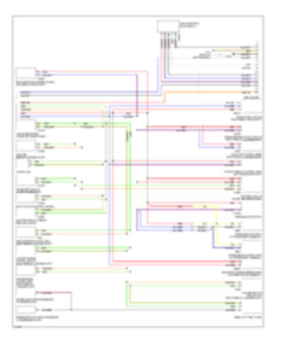 Computer Data Lines Wiring Diagram 2 of 2 for BMW Z4 30i 2009