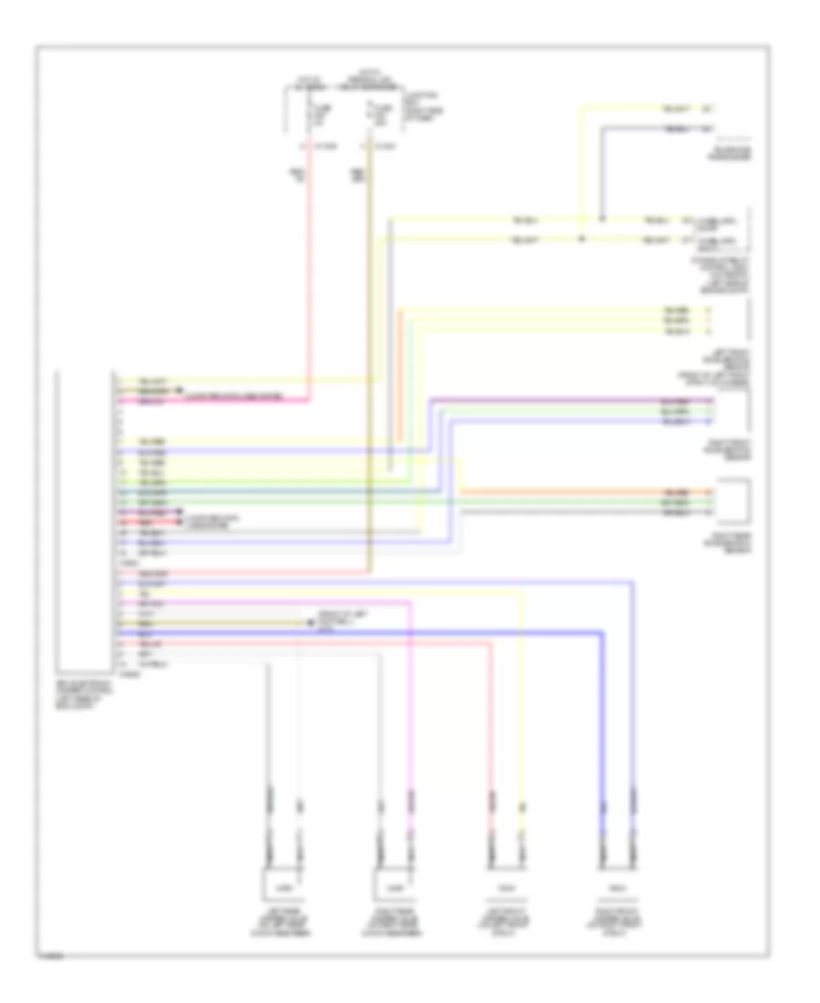 Electronic Suspension Wiring Diagram for BMW Z4 30i 2009