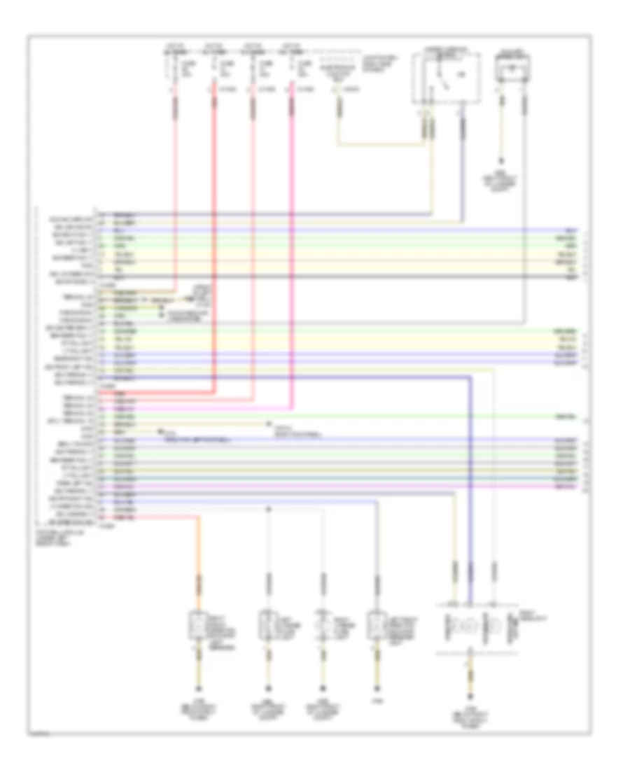 Exterior Lamps Wiring Diagram 1 of 2 for BMW Z4 30i 2009