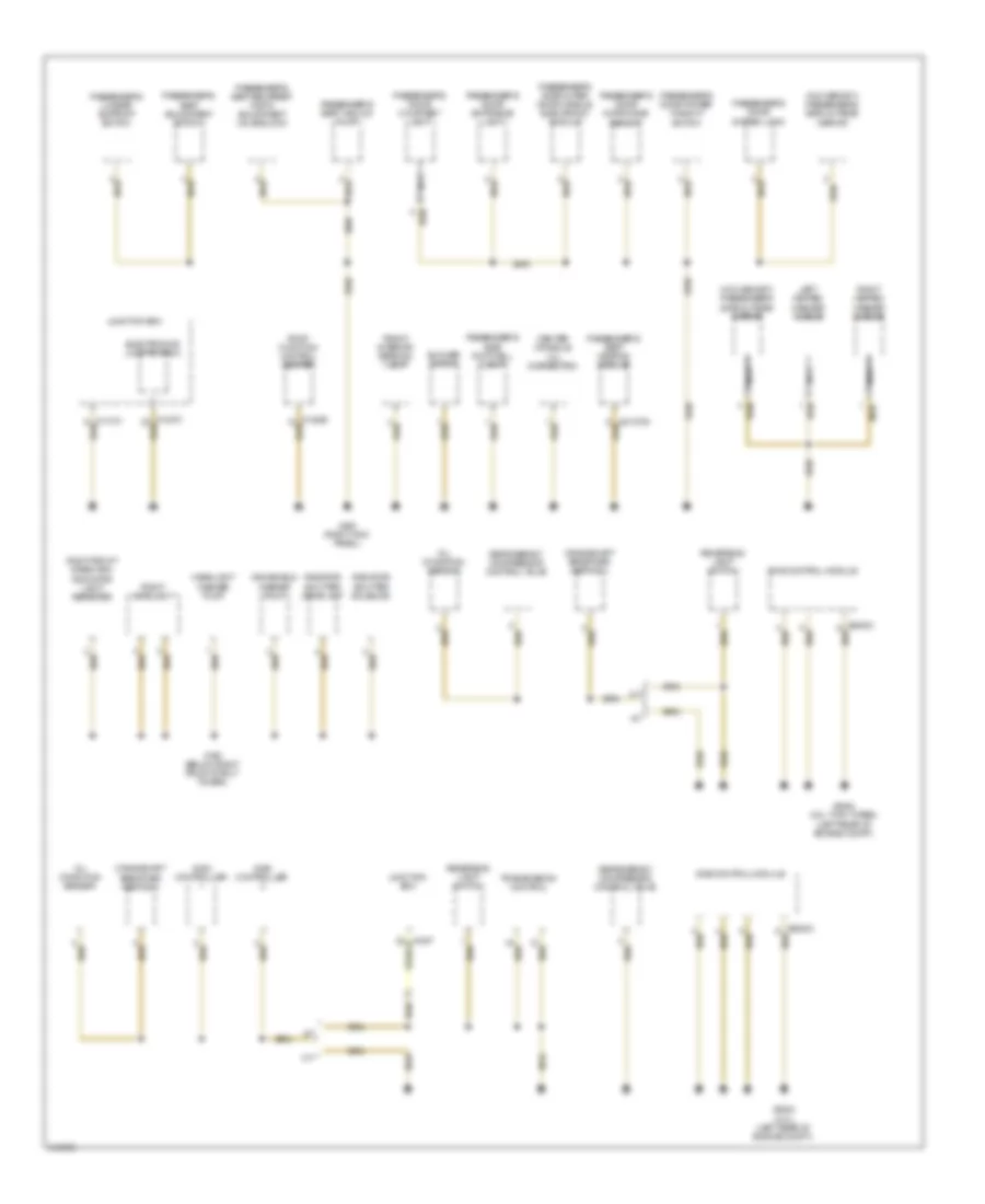 Ground Distribution Wiring Diagram 1 of 3 for BMW Z4 30i 2009