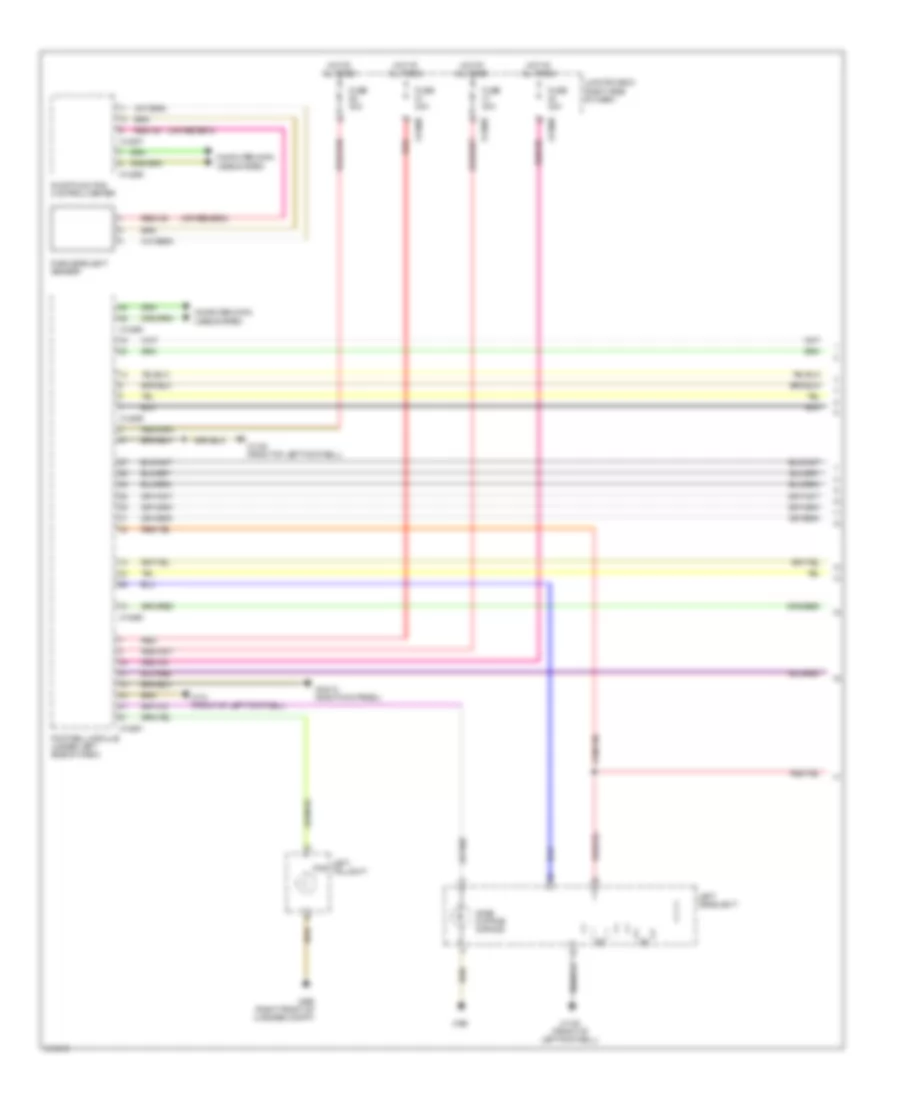 Adaptive Front Lighting Wiring Diagram 1 of 2 for BMW Z4 30i 2009