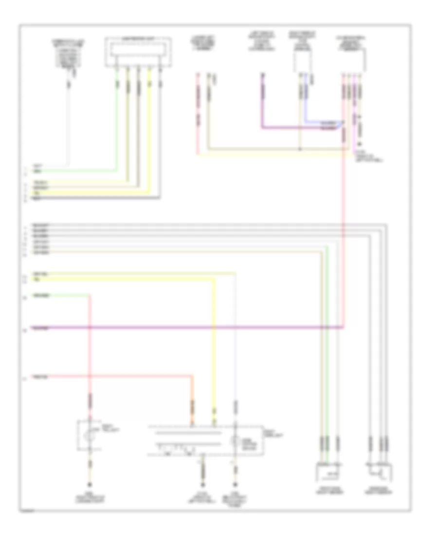Adaptive Front Lighting Wiring Diagram 2 of 2 for BMW Z4 30i 2009
