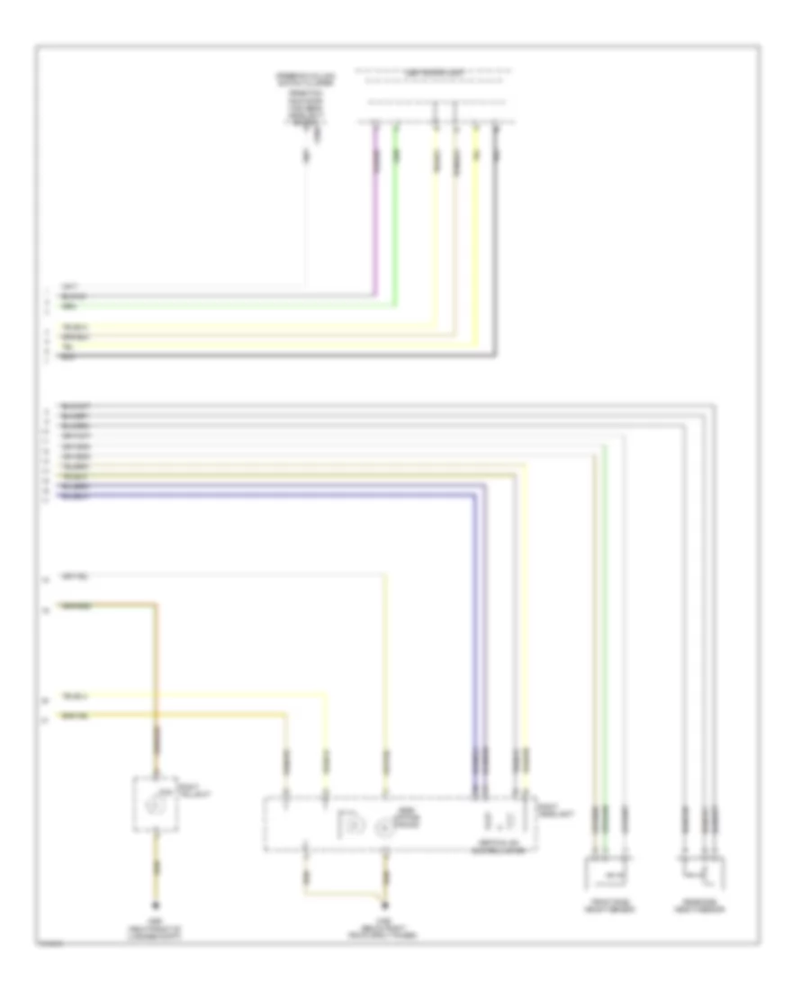 Headlamps Wiring Diagram 2 of 2 for BMW Z4 30i 2009