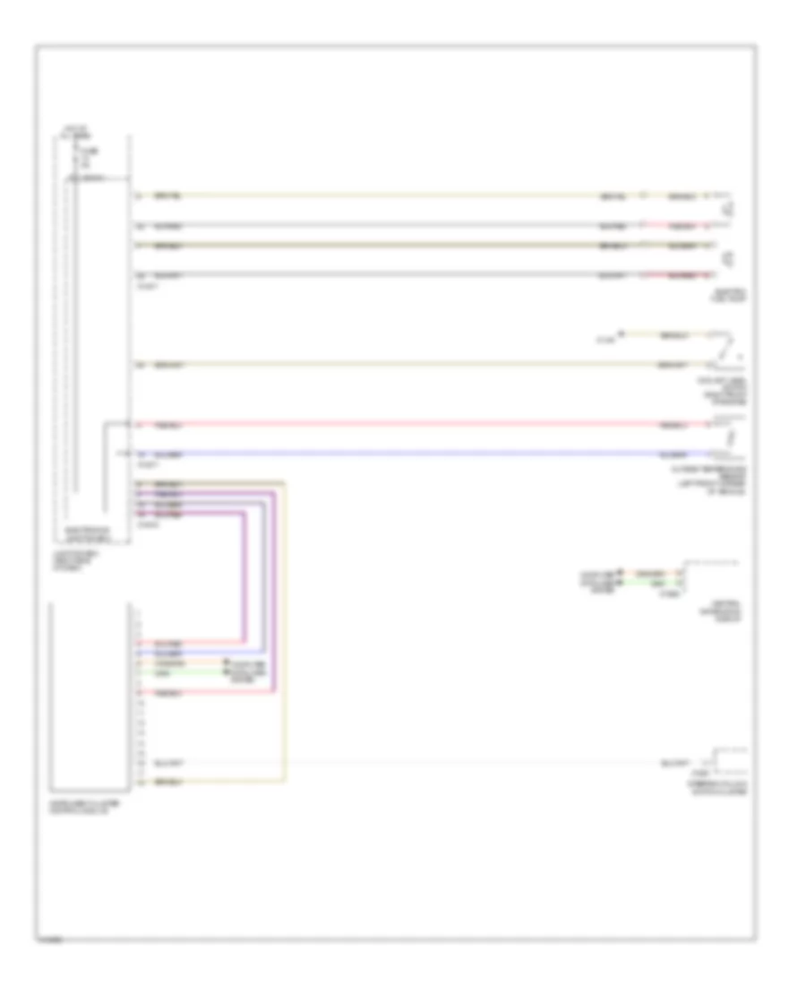 Instrument Cluster Wiring Diagram for BMW Z4 30i 2009