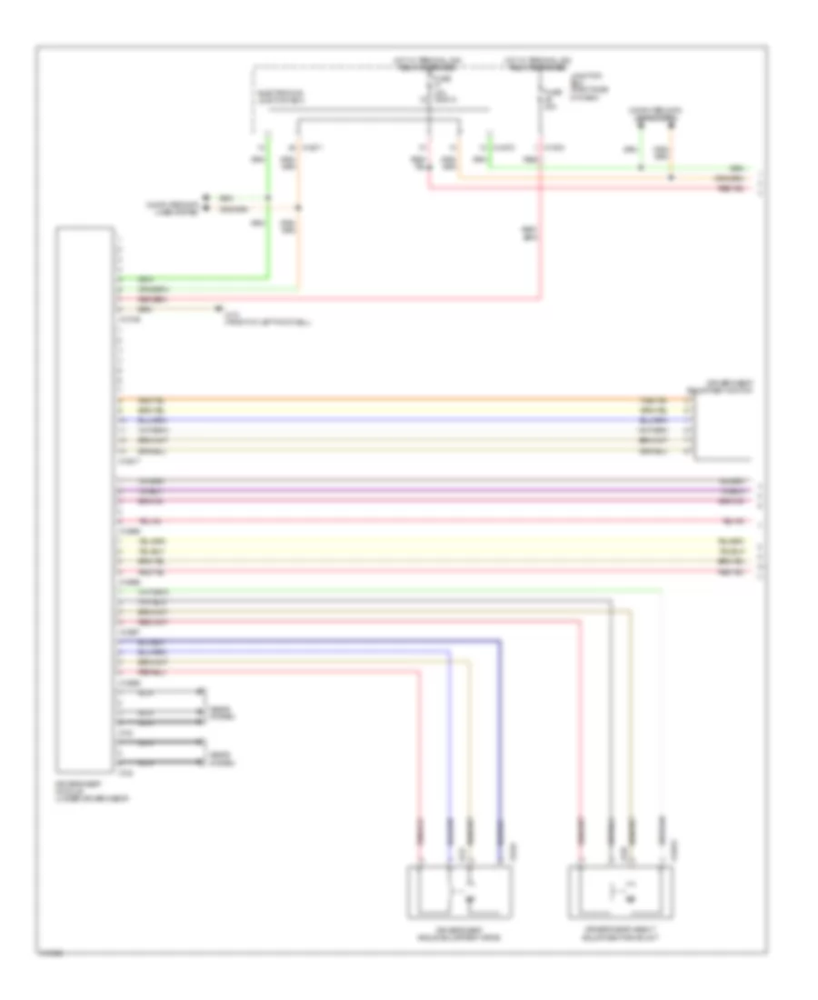 Memory Systems Wiring Diagram 1 of 2 for BMW Z4 30i 2009
