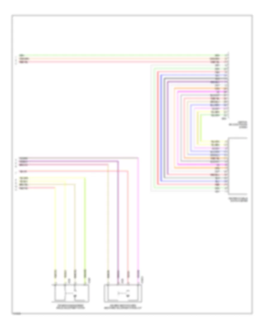 Memory Systems Wiring Diagram 2 of 2 for BMW Z4 30i 2009
