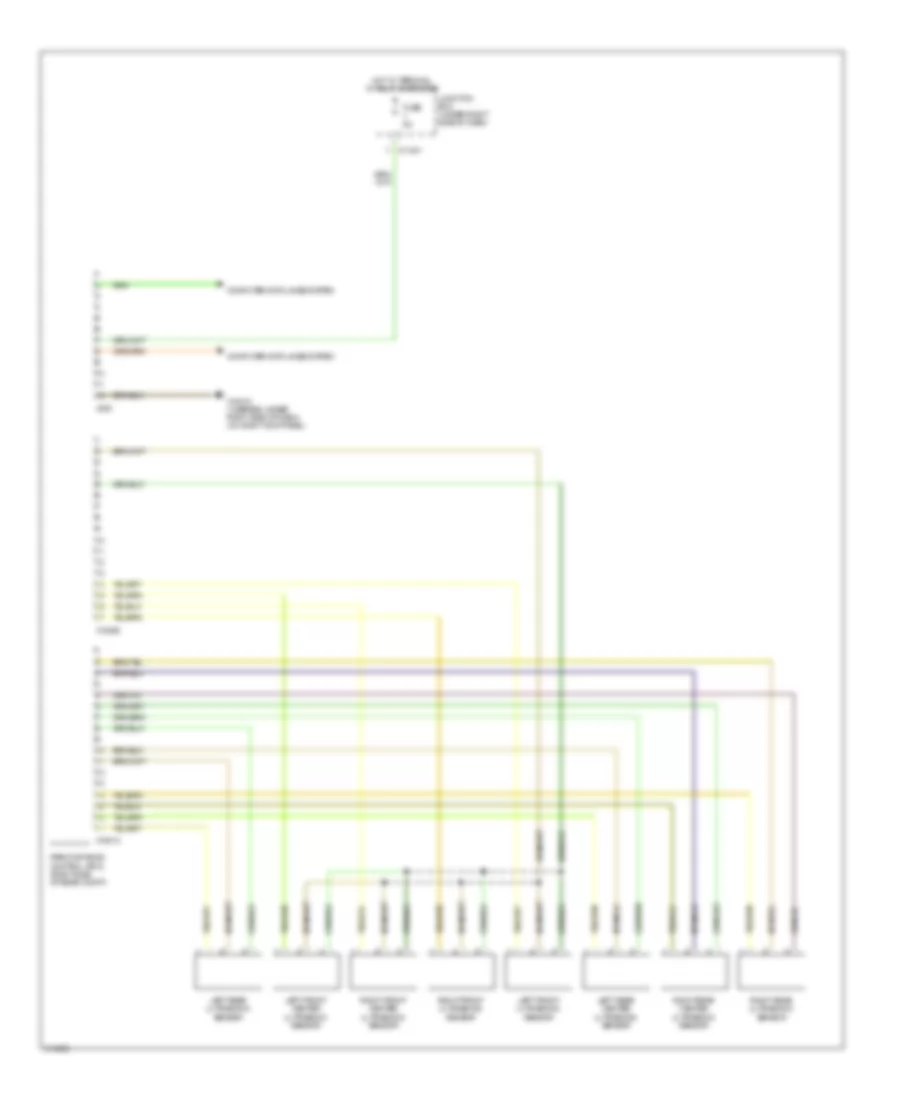 Parking Assistant Wiring Diagram for BMW Z4 30i 2009