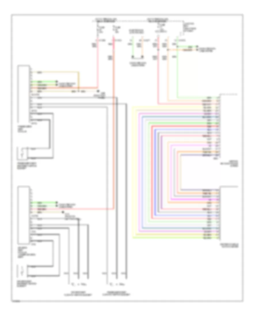 Heated Seats Wiring Diagram with Memory for BMW Z4 30i 2009