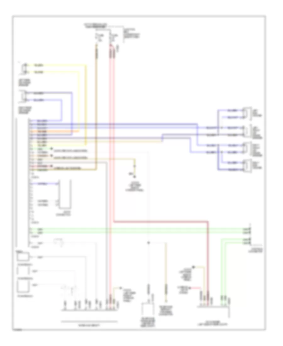 Base Radio Wiring Diagram without CIC for BMW Z4 30i 2009