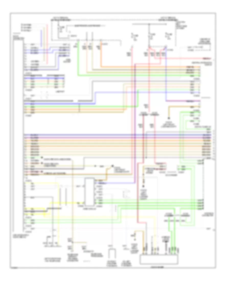 Premium Radio Wiring Diagram with CIC  HIFI Radio 1 of 2 for BMW Z4 30i 2009