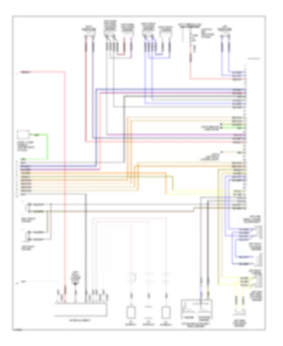 Premium Radio Wiring Diagram with CIC  HIFI Radio 2 of 2 for BMW Z4 30i 2009