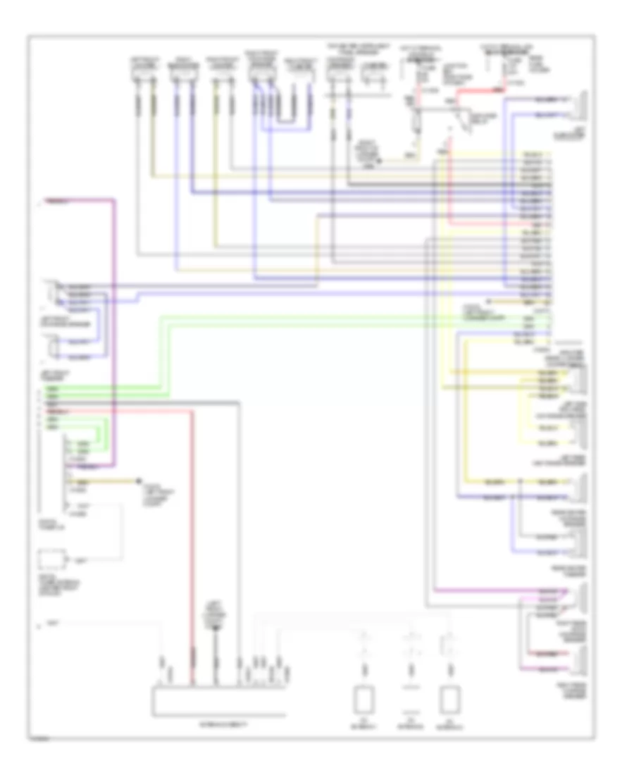 Premium Radio Wiring Diagram with CIC  Top HIFI Radio 2 of 2 for BMW Z4 30i 2009