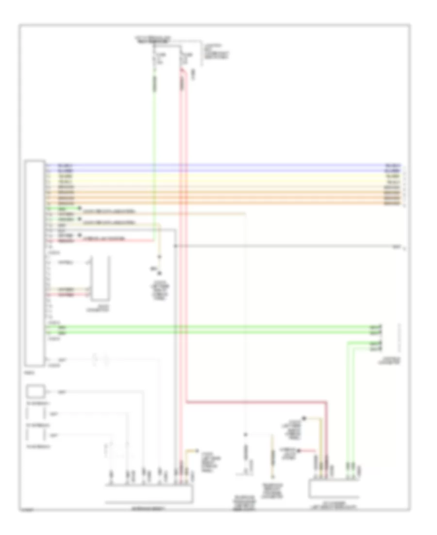 Premium Radio Wiring Diagram without CIC 1 of 2 for BMW Z4 30i 2009