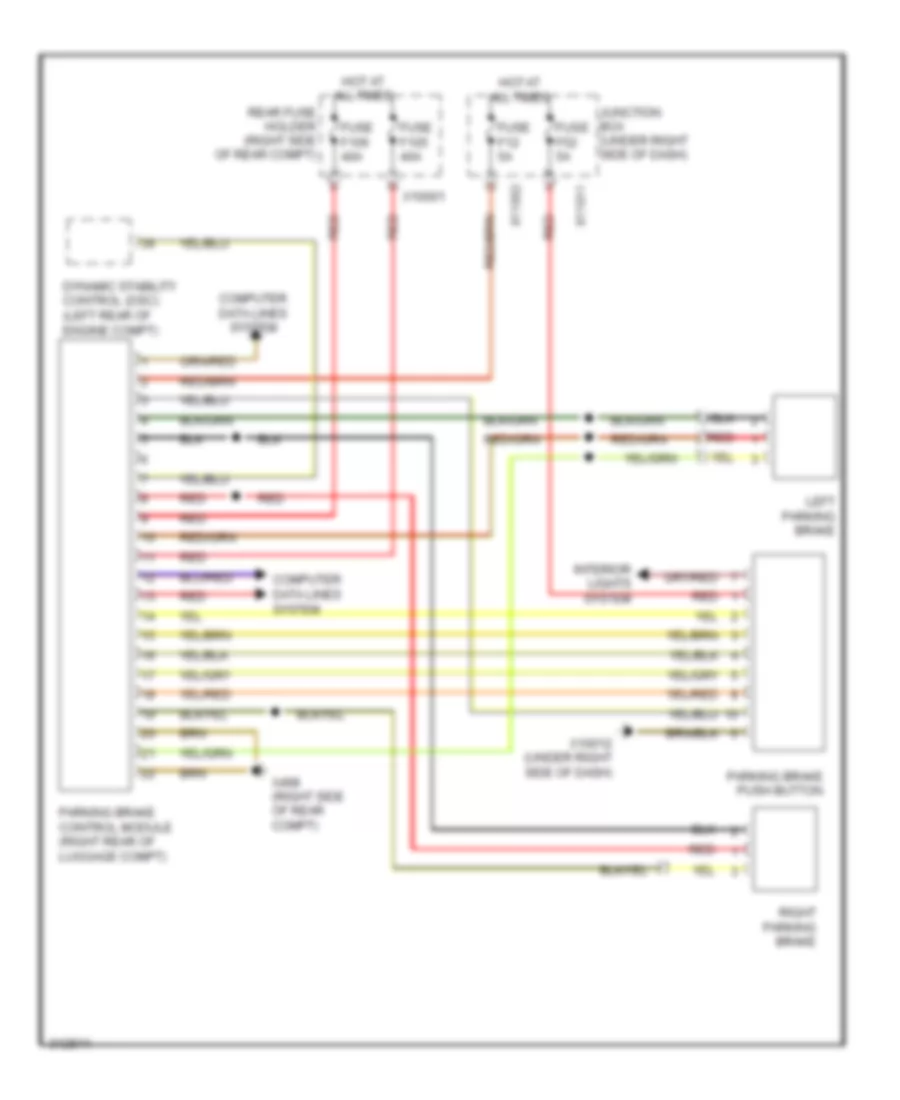 Shift Interlock Wiring Diagram for BMW Z4 30i 2009