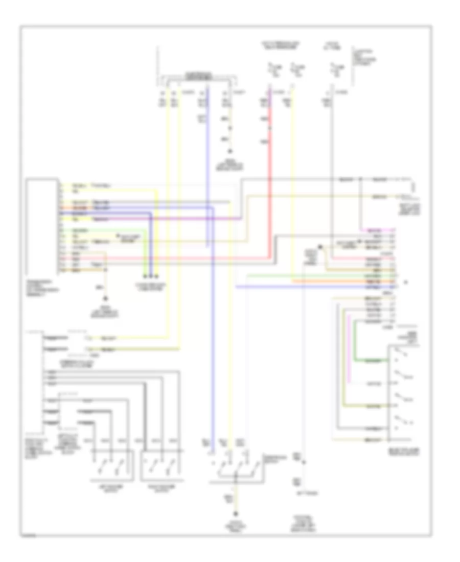 A T Wiring Diagram with Electronic A T for BMW Z4 30i 2009