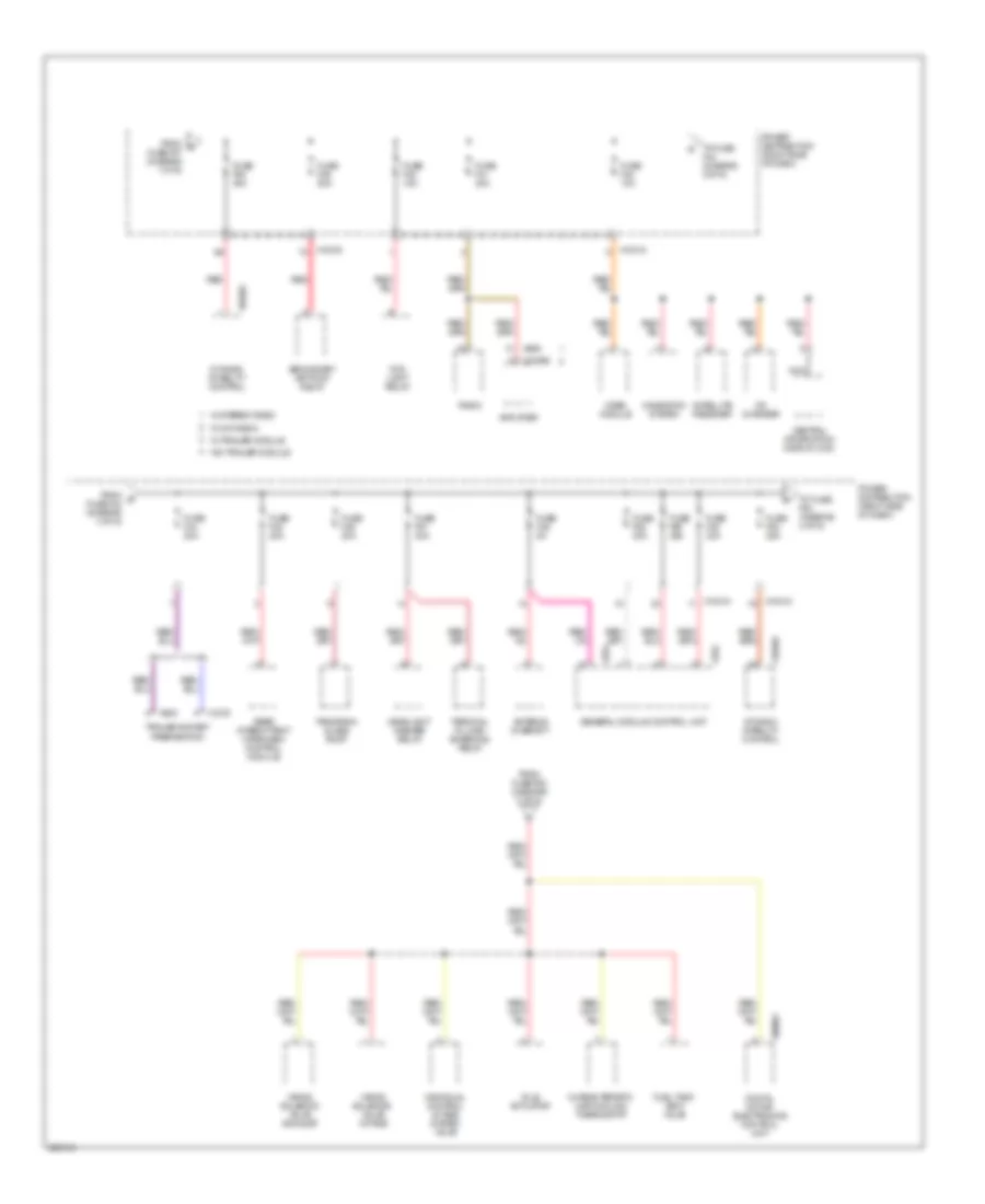Power Distribution Wiring Diagram 3 of 6 for BMW X3 30i 2006