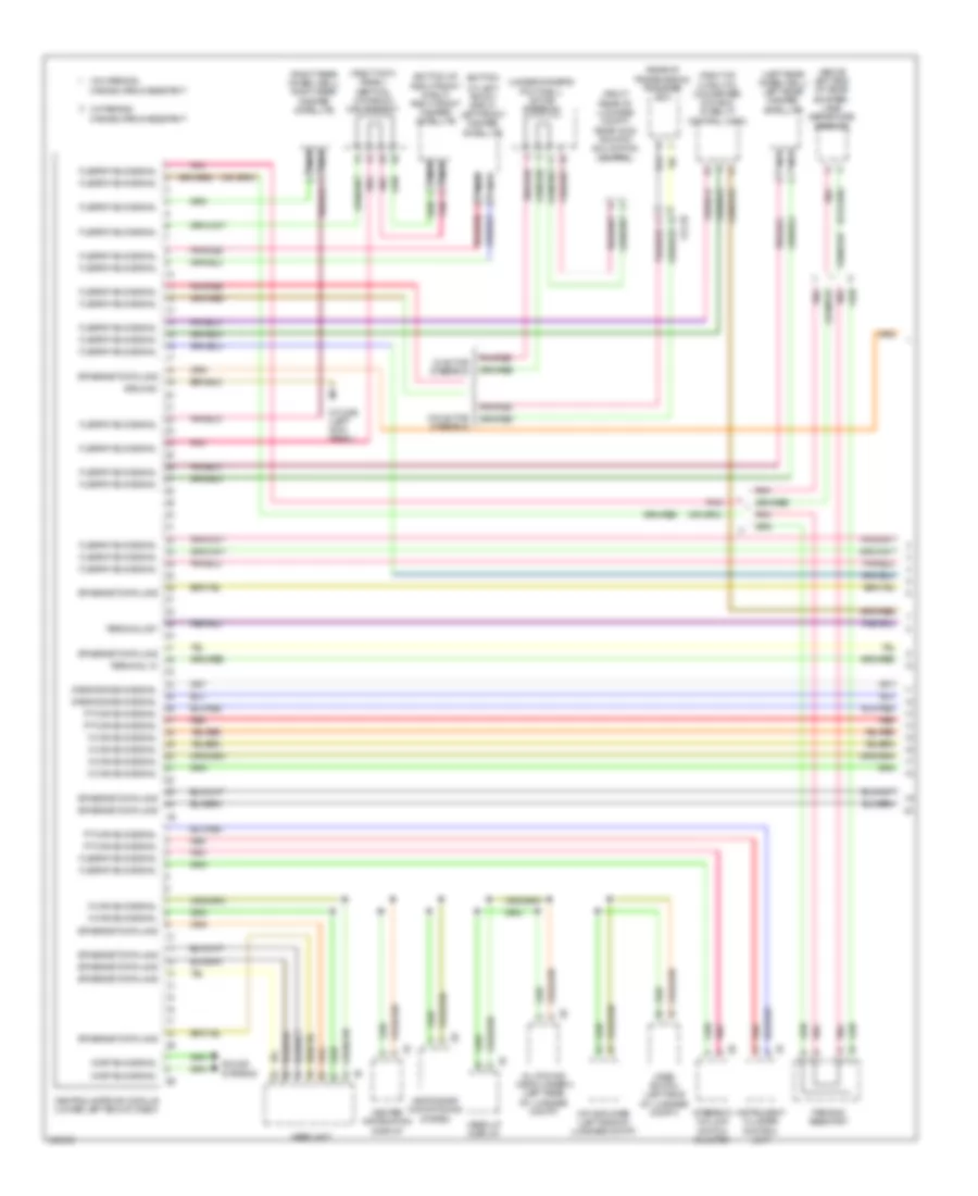 Computer Data Lines Wiring Diagram Hybrid 1 of 3 for BMW 750i 2012