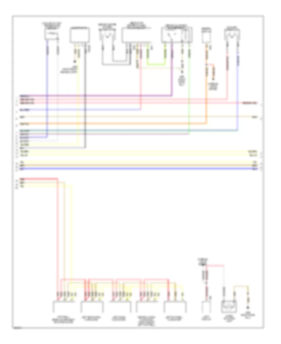 Automatic AC Wiring Diagram (2 of 3) for BMW 740i 2001