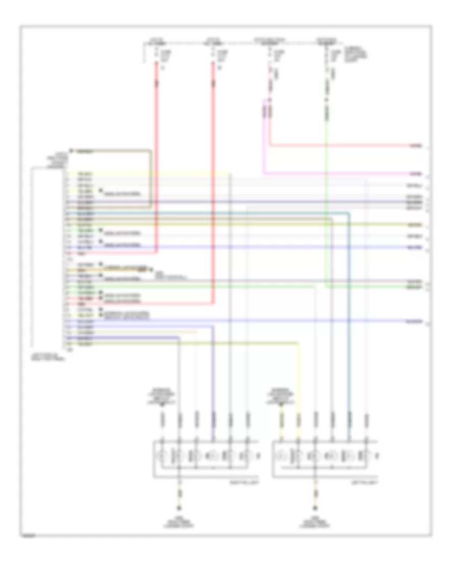 Exterior Lamps Wiring Diagram (1 of 3) for BMW 740i 2001