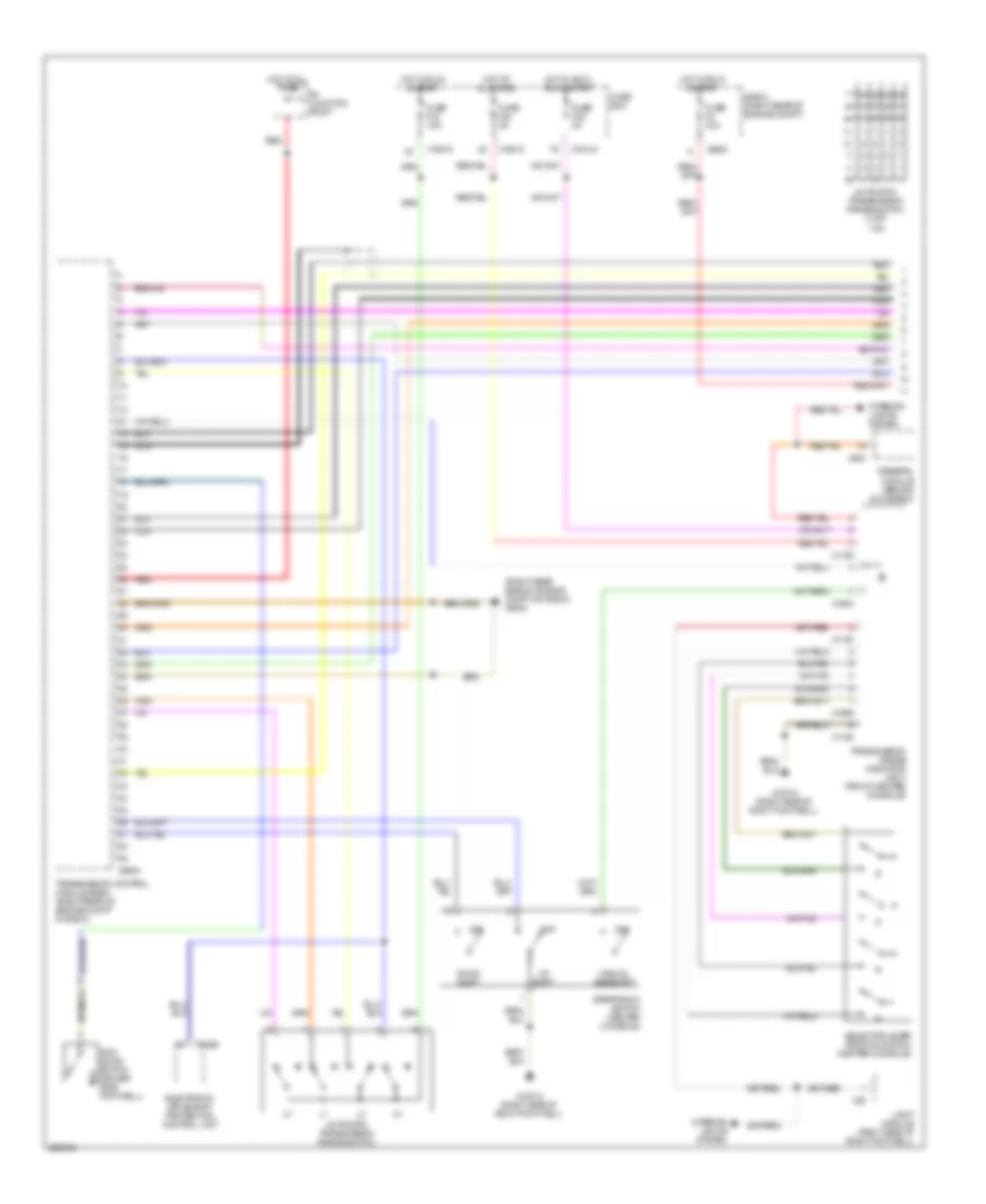 Transmission Wiring Diagram, GS8.34 (1 of 2) for BMW 528i 2000