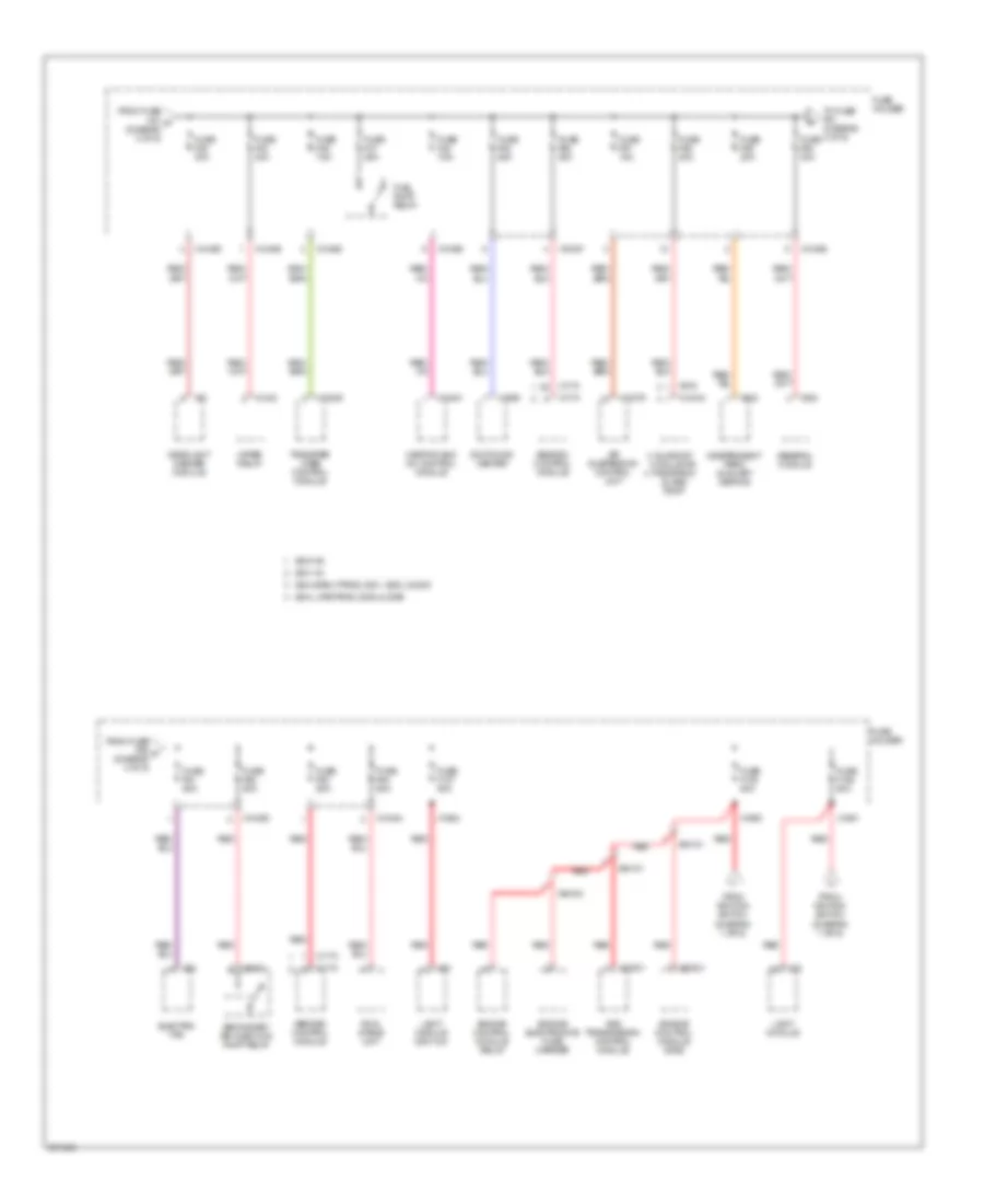 3.0L, Power Distribution Wiring Diagram (4 of 6) for BMW X5 44i 2006