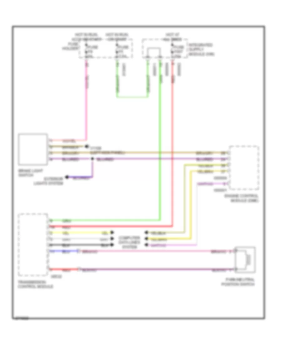 4 8L Shift Interlock Wiring Diagram for BMW X5 44i 2006