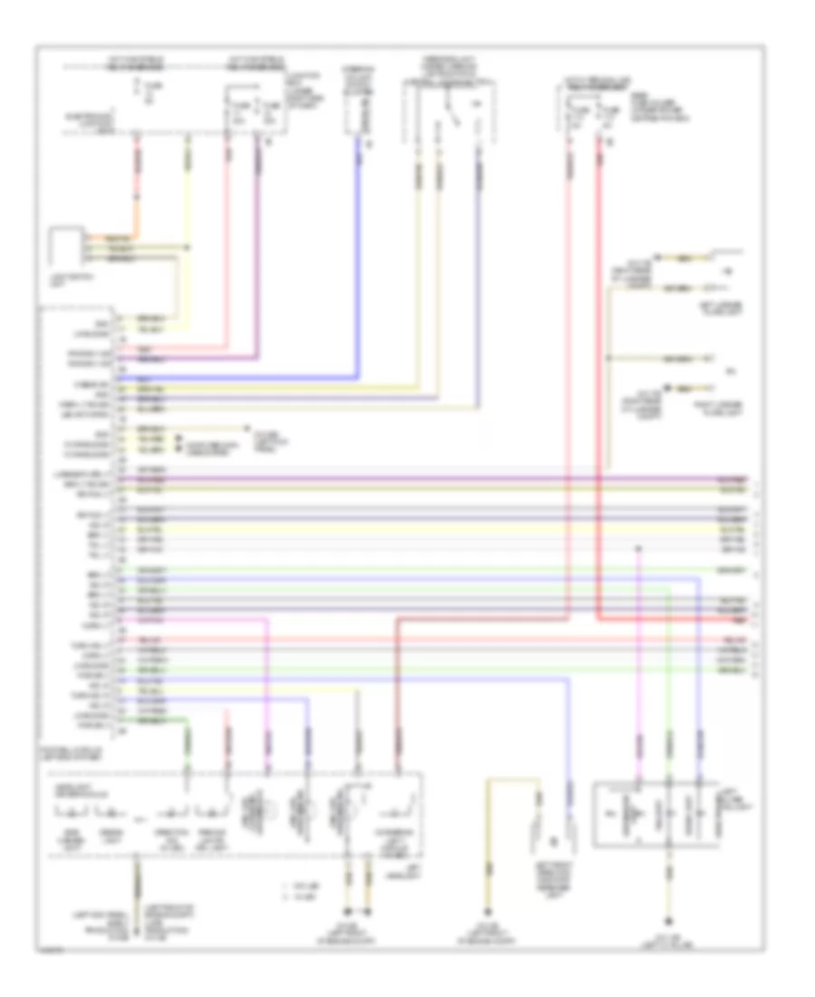 Exterior Lamps  Trailer Connector Wiring Diagram (1 of 4) for BMW 640i 2013