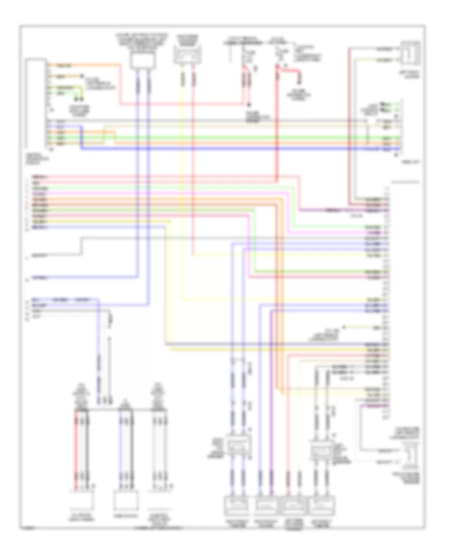 Navigation Wiring Diagram, Basic (2 of 2) for BMW 640i 2013
