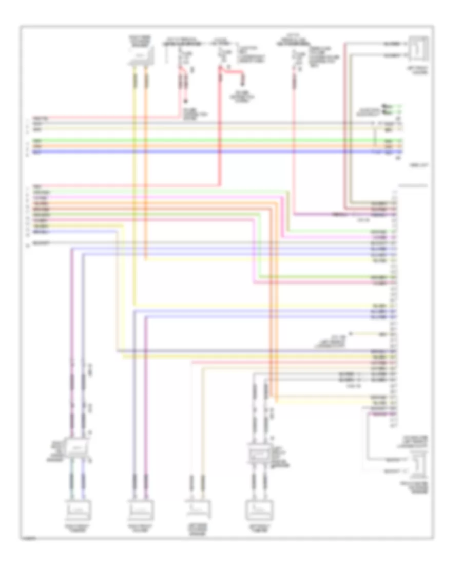 Navigation Wiring Diagram, High (3 of 3) for BMW 640i 2013