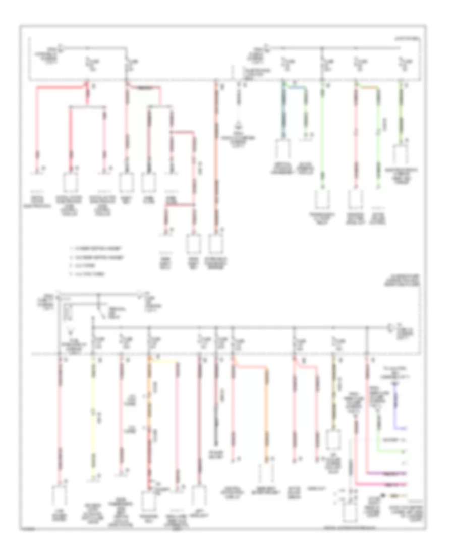 Power Distribution Wiring Diagram 5 of 7 for BMW 640i 2013