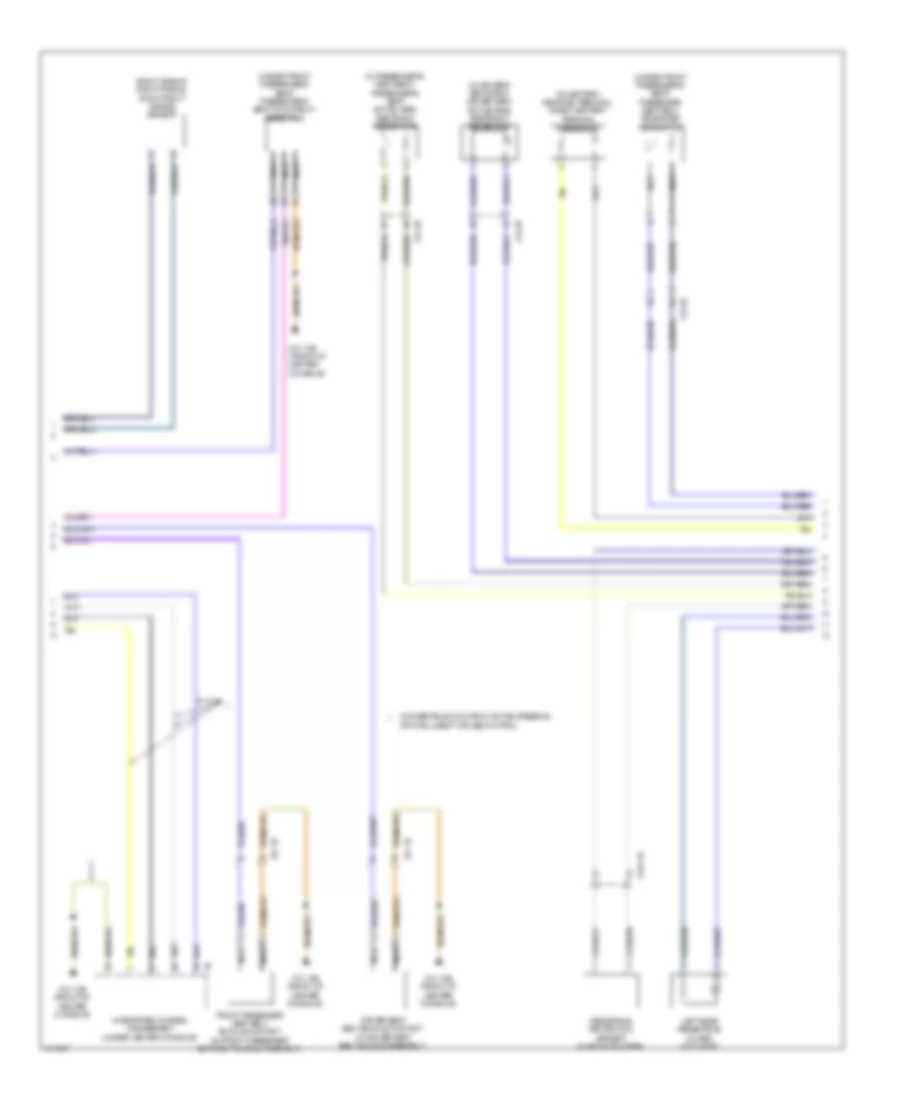 Supplemental Restraints Wiring Diagram (2 of 3) for BMW 640i 2013